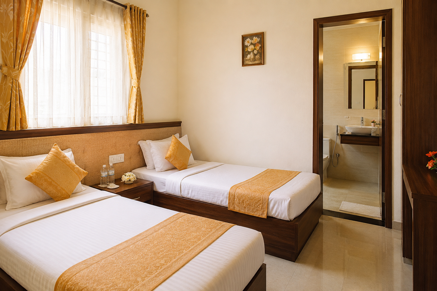 Shegaon Bhakt Niwas room ready after online booking Shegaon Bhakt Niwas room ready after online booking