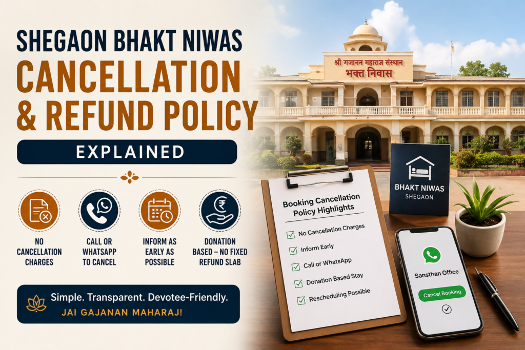 Bhakt Niwas Cancellation Policy