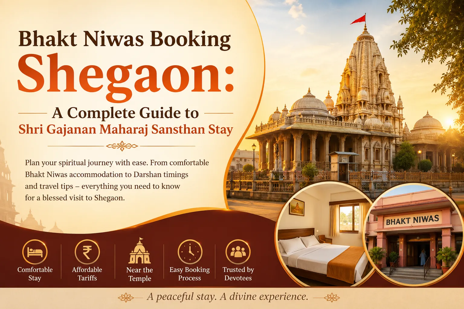 Bhakt Niwas booking Shegaon - complete guide to Shri Gajanan Maharaj Sansthan stay Bhakt Niwas booking Shegaon - complete guide to Shri Gajanan Maharaj Sansthan stay