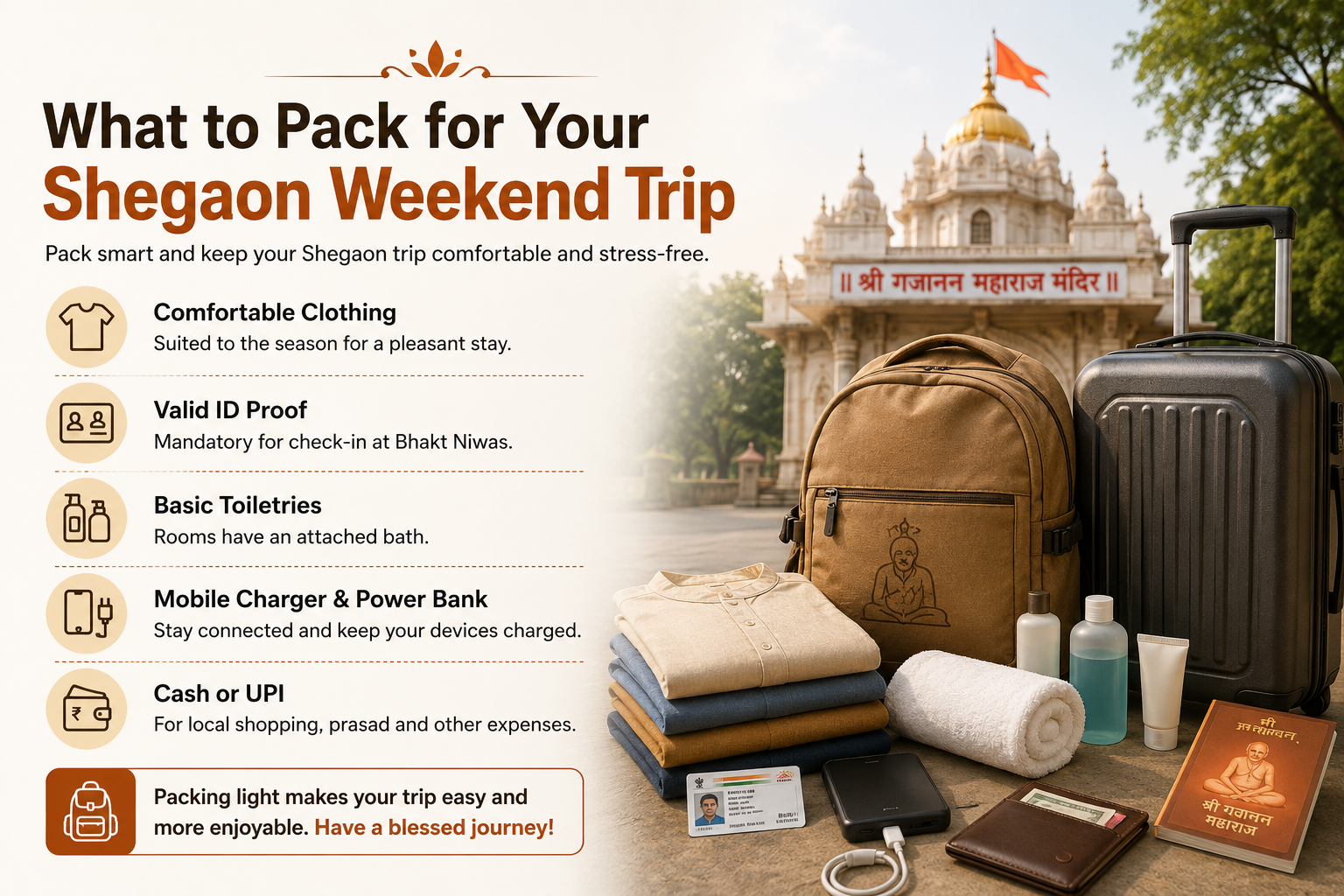 Shegaon-weekend-trip-packing-guide Shegaon-weekend-trip-packing-guide
