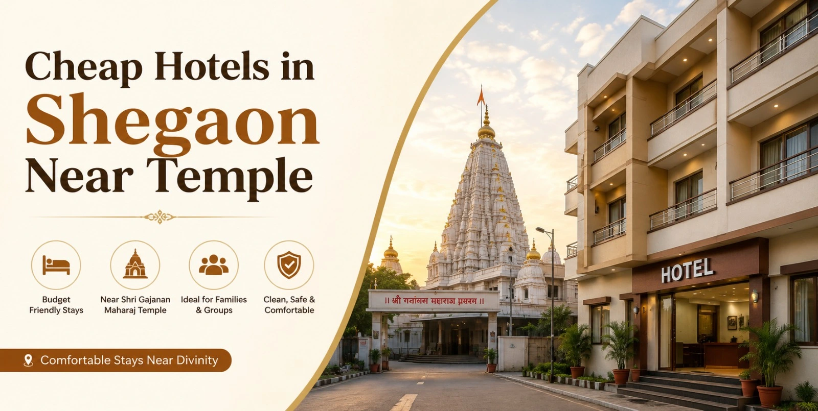 Cheap Hotels in Shegaon Near Temple 