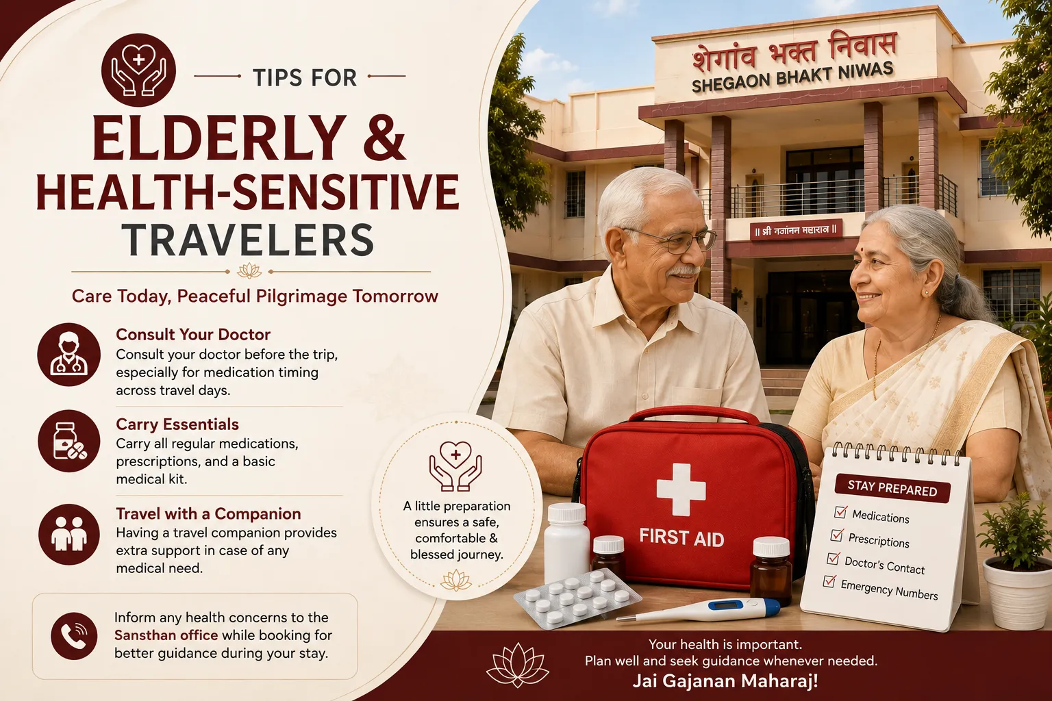 Tips for Elderly and Health-Sensitive Travelers Tips for Elderly and Health-Sensitive Travelers