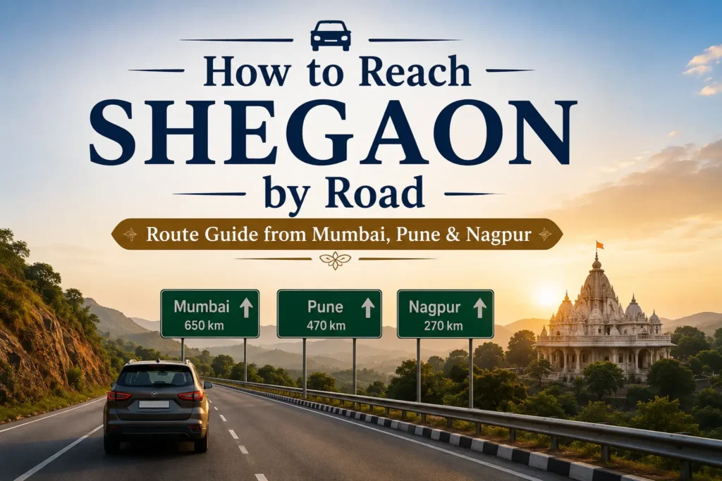 How to Reach Shegaon by Road