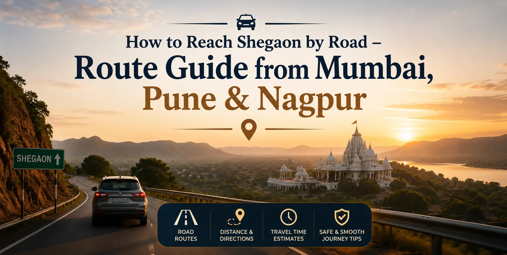 How to Reach Shegaon by Road