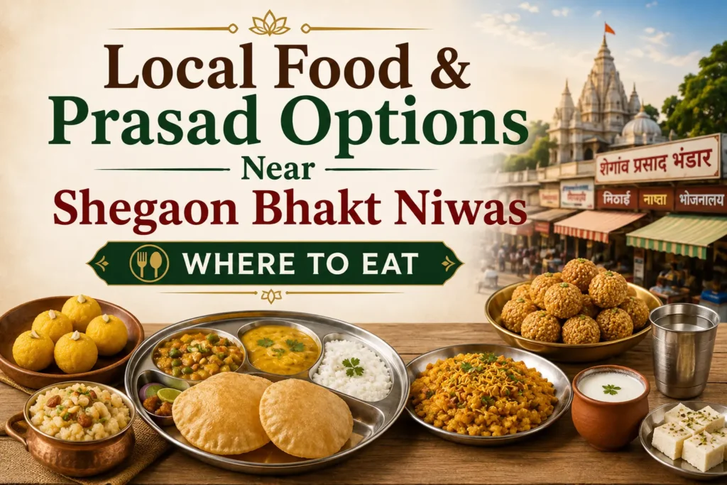 Local Food & Prasad Options Near Shegaon Bhakt Niwas