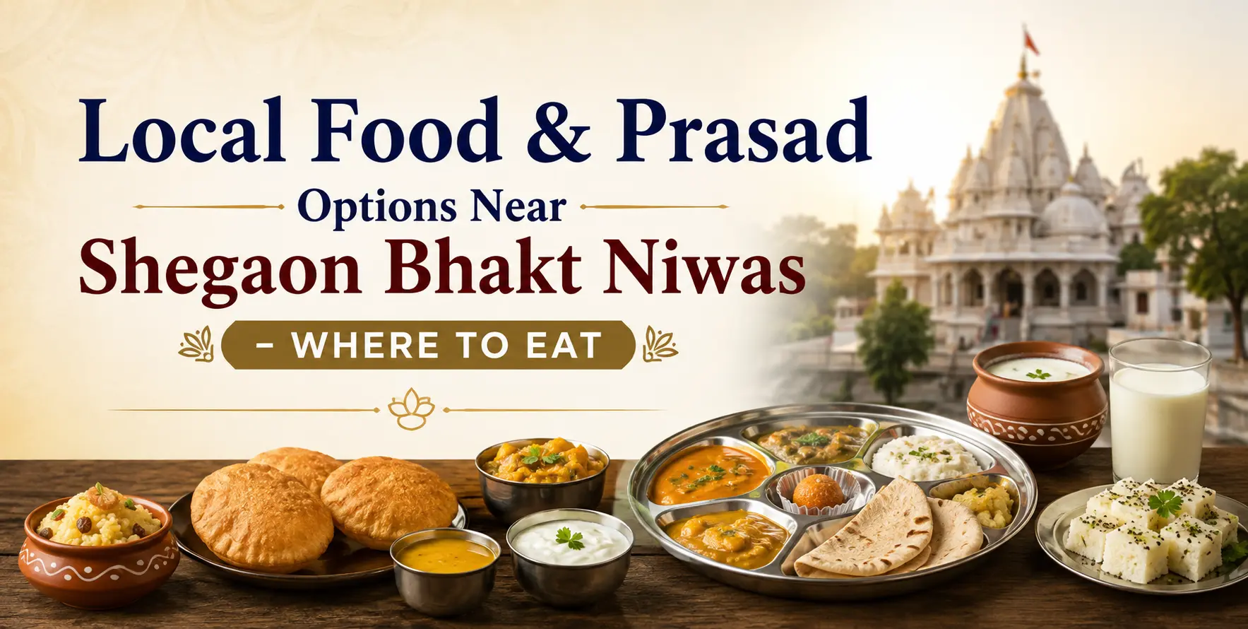 Local Food & Prasad Options Near Shegaon Bhakt Niwas – Where to Eat Local Food & Prasad Options Near Shegaon Bhakt Niwas – Where to Eat