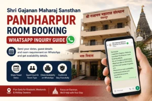 Shri Gajanan Maharaj Sansthan Pandharpur room booking