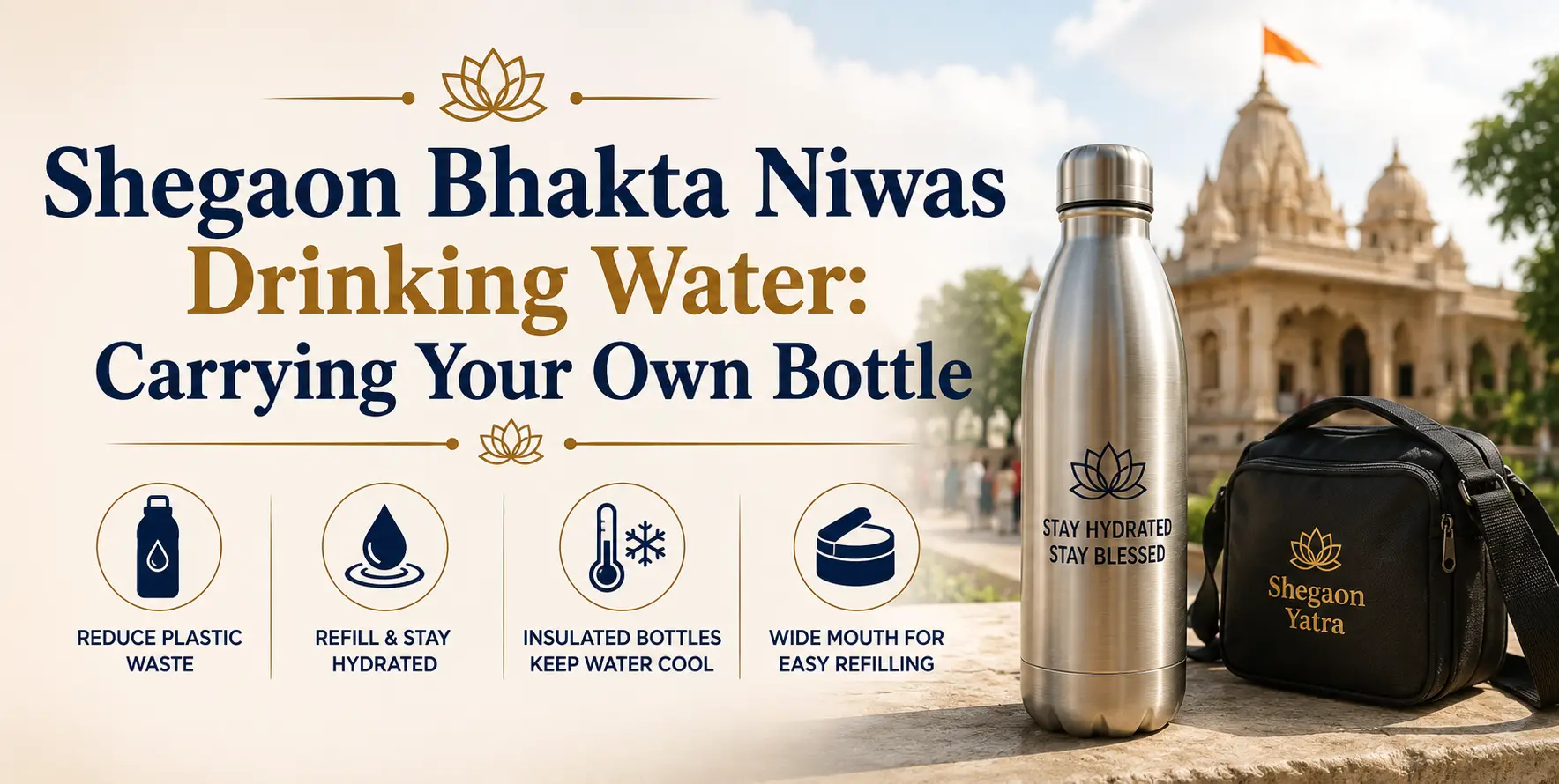 Shegaon Bhakt Niwas Drinking Water Facilities & Tips Shegaon Bhakt Niwas Drinking Water Facilities & Tips