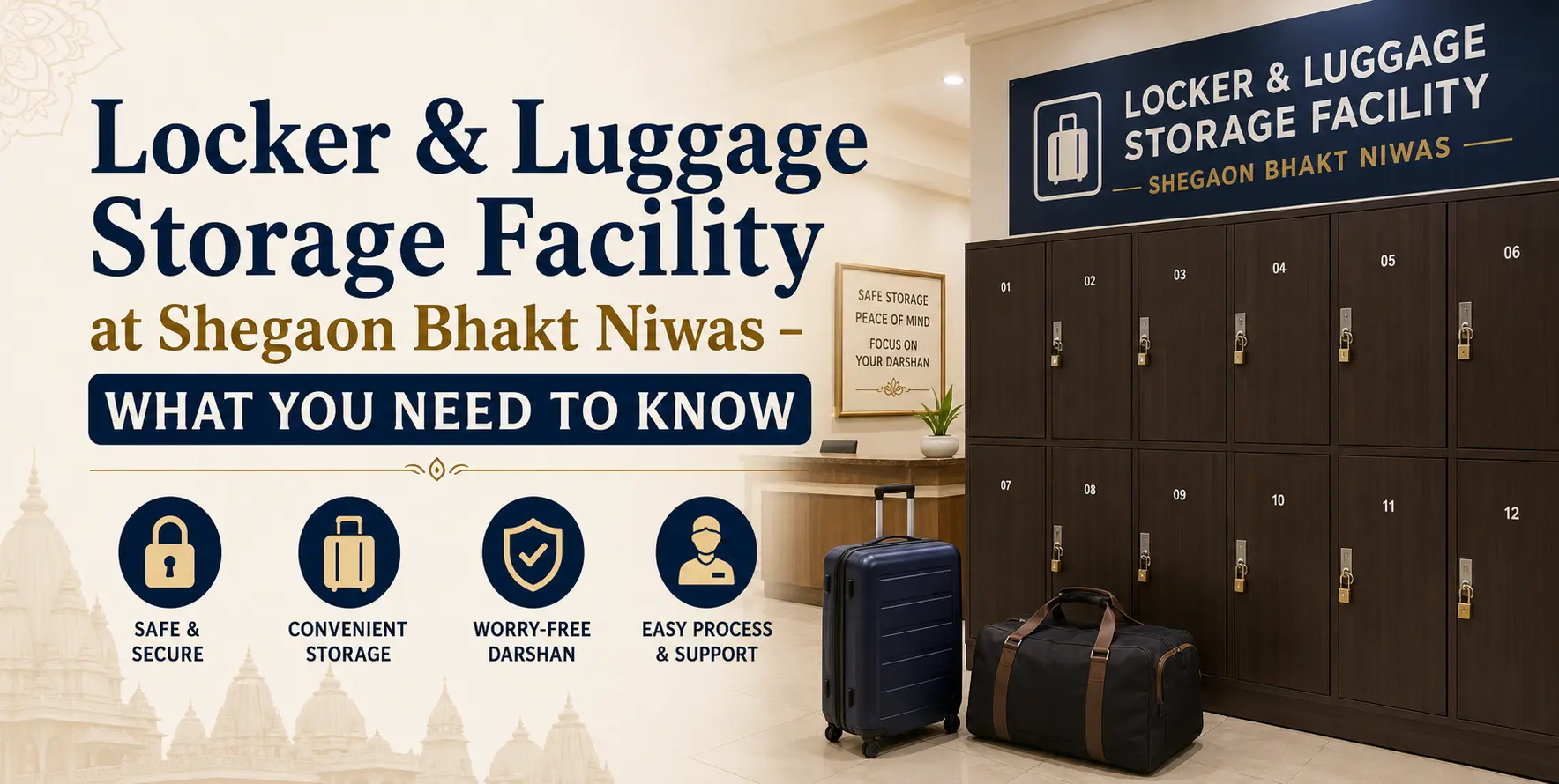 Shegaon Bhakt Niwas Locker Storage What to Know