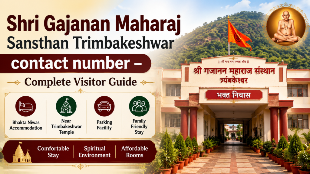 Shri Gajanan Maharaj Sansthan Trimbakeshwar contact number